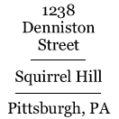 1238 Denniston Street, Squirrel Hill, Pittsburgh, PA